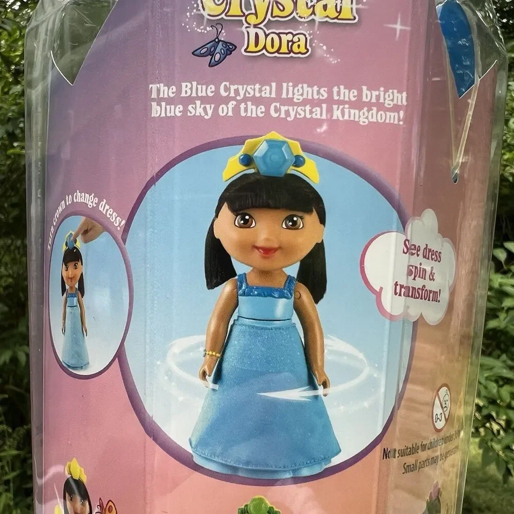 Fisher Price Nickelodeon Dora Saves Crystal Blue Kingdom Spin & Sparkle Doll New